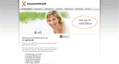 Desktop Screenshot of konsumentkredit.se